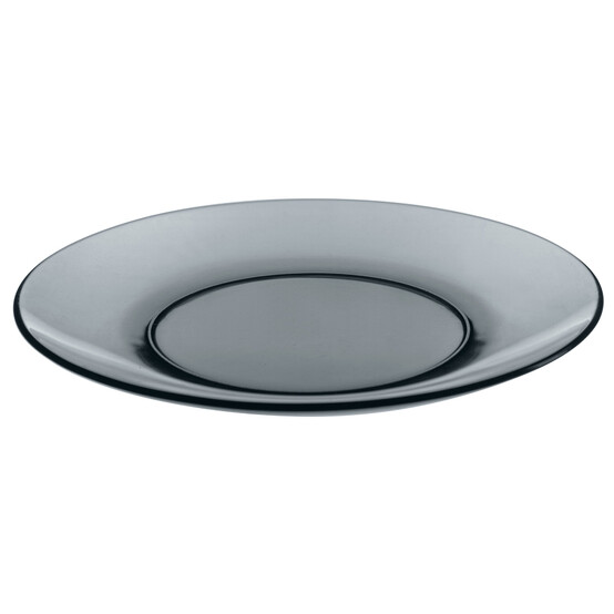 Тарелка стеклянная десертная 17 см дымка Basilico lava grey Pasabahce (1/1)