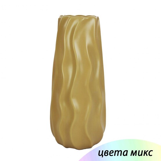Ваза керамическая для цветов 13*13*30 см микс Baizheng (1/18)