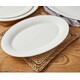 Блюдо фарфоровое 25*17 см овал белый Horeca Мфк (1/50)