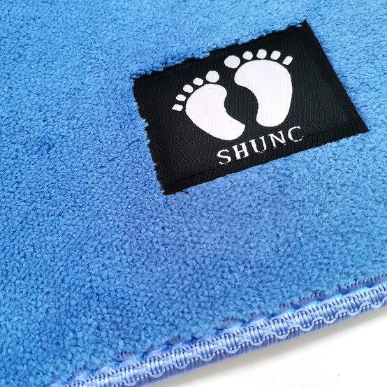 Коврик интерьерный BAIZHENG "SHUNC" 50х80 голубой (Bay) (20)