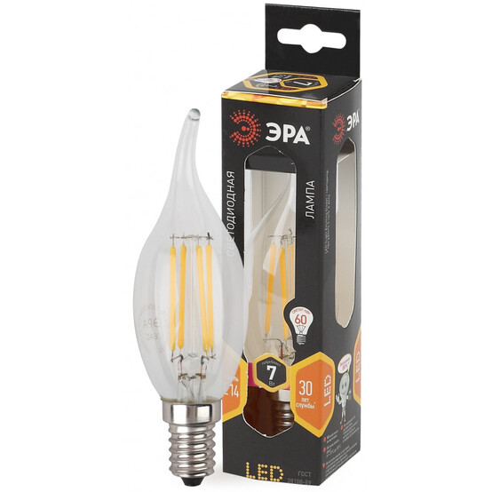 Лампа светодиодная Эра F-LED BXS-7W-827-E14 Лампа светодиодная Эра F-LED BXS-7W-827-E14