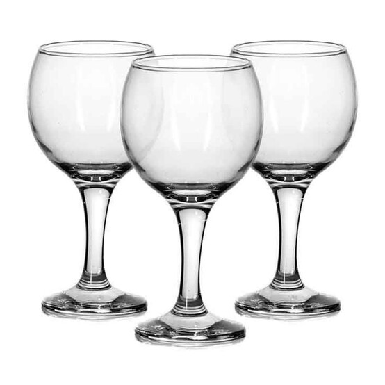 Набор стеклянный бокалов 3 пр 275 мл для воды Bistro Pasabahce (1/16)