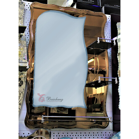 Зеркало 50*70 см (Коричневое) 9224C-50*70