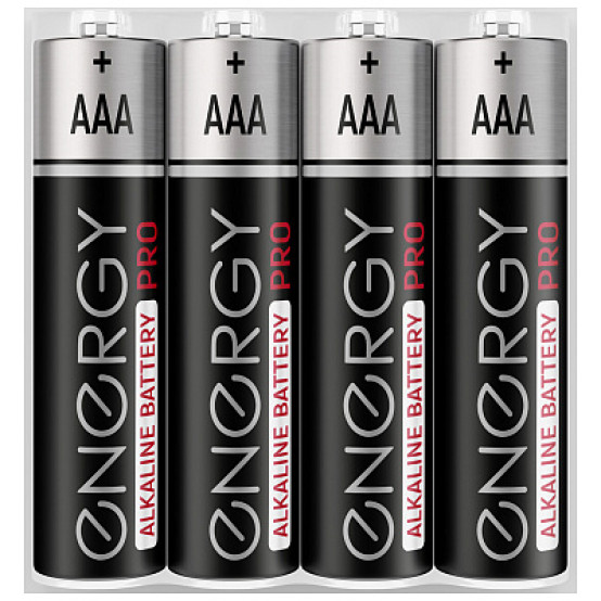 Батарейка алкалиновая ААА 1,5V упак 4 шт Pro Energy (4/90)