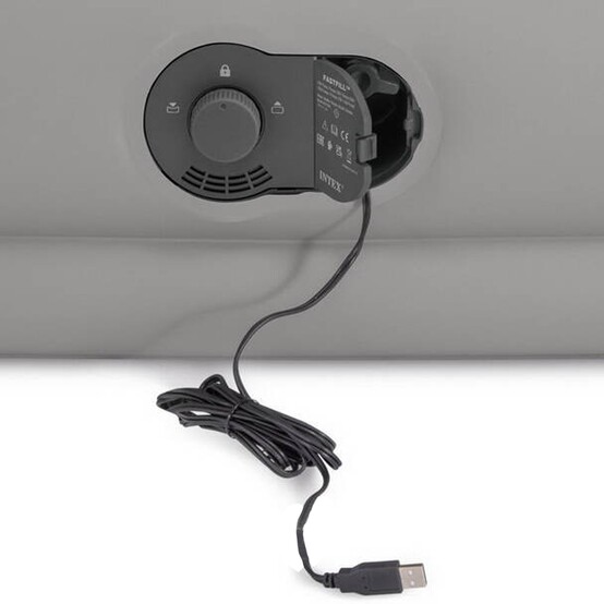 Матрас надувной 191*99*30 см встроенный насос USB Twin Dura-Beam Prestige Intex (1/1)