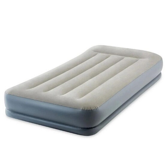 Матрас надувной 191*99*30 см встроенный насос Intex (1/3)