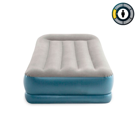 Матрас надувной 191*99*30 см встроенный насос Intex (1/3)
