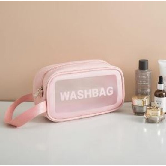Косметичка 30*10*21 см искусственная кожа с петелькой микс Washbag Baizheng (1/100)
