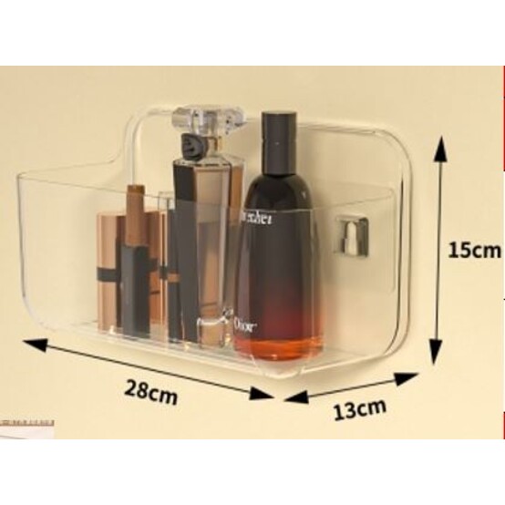 Органайзер пластиковый для косметики 28*13*15,1 см настенный прозрачный BZ-2212 Baizheng (1/1)