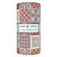 Коврик для ванной ПВХ 0,65*15м ПРЕОБРАЖЕНИЕ 225PT-burgundy-grey