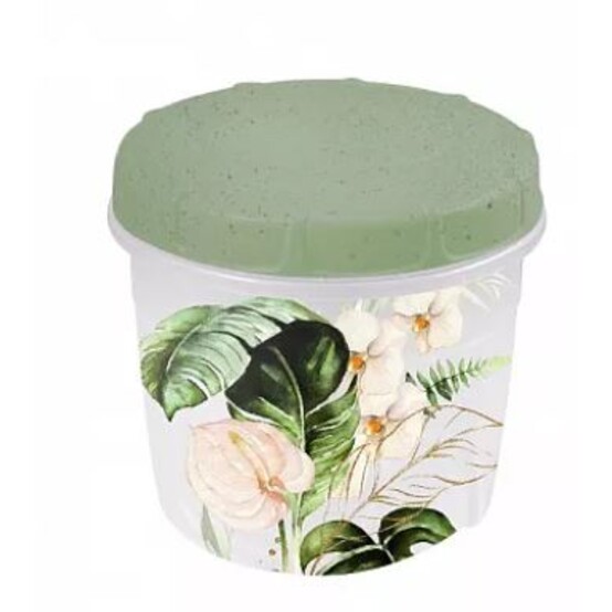 Банка пластиковая для хранения продуктов 1 л Floriana Полимербыт (1/30)