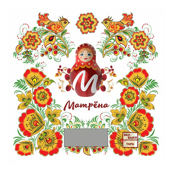 Весы кухонные электронные 7 кг стекло матрешка МА-033 Матрена (1/20), арт. 005987