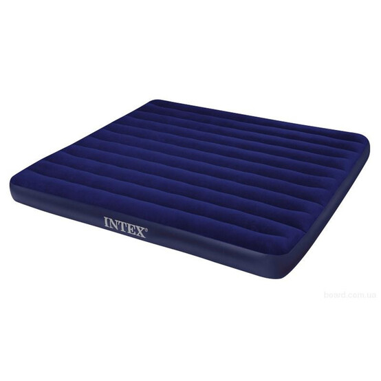 INTEX Кровать надувная Classic downy (Fiber tech) Кинг,1,83м x 2,03м x 25см, 64755 INTEX Кровать надувная Classic downy (Fiber tech) Кинг,1,83м x 2,03м x 25см, 64755