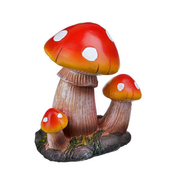 INBLOOM Фигурка садовая "Грибы", 14х9х16 см, полирезин