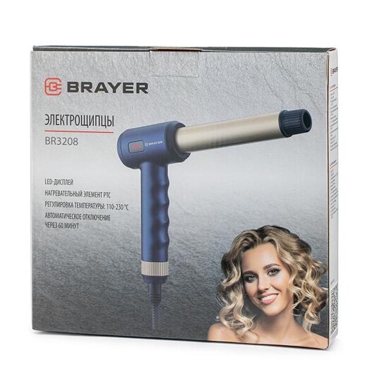 Плойка для завивки волос 45 Вт d 25 мм7 режимов Brayer (1/20), арт. BR3208