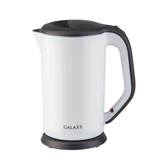 Чайник металлический электрический 1,7 л 2 кВт белый Galaxy (1/6), арт. GL 0318 БЕЛЫЙ