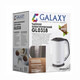 Чайник металлический электрический 1,7 л 2 кВт белый Galaxy (1/6), арт. GL 0318 БЕЛЫЙ