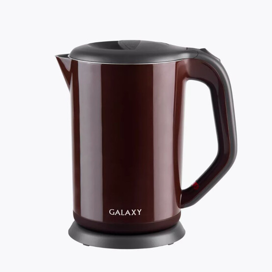 Чайник металлический электрический 1,7 л 2 кВт коричневый Galaxy (1/6), арт. GL 0318 КОРИЧНЕВЫЙ