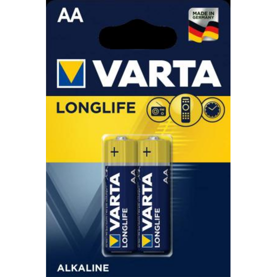 Элементы питания VARTA LONGLIFE  AA 2*BL (40/200) 1 ШТ