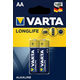 Элементы питания VARTA LONGLIFE  AA 2*BL (40/200) 1 ШТ