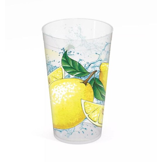 Стакан пластиковый 0,4 л микс Fresh Полимербыт (1/45)