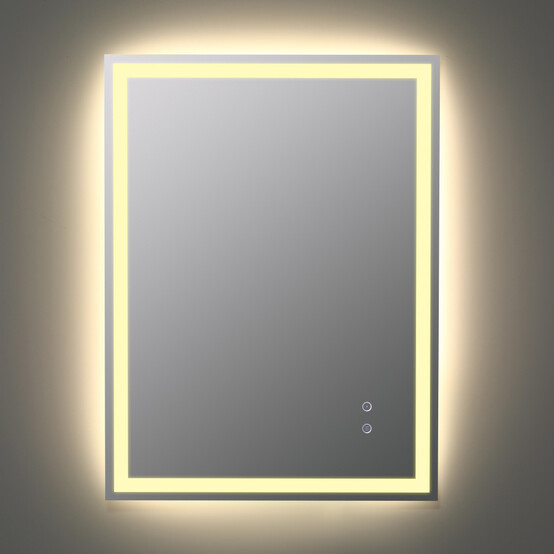 Зеркало для ванной 50*70 см LED подсветка антизапотевание прямоугольное KN-820A50/70 KNOIS (6)
