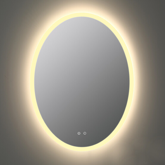 Зеркало для ванной 60*80 см LED подсветка антизапотевание овальное KN-831A60/80 KNOIS (6)