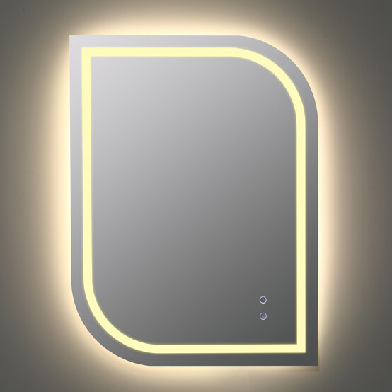 Зеркало для ванной 60*80 см LED подсветка антизапотевание прямоугольное KN-1097A60/80 KNOIS (6)