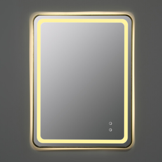 Зеркало для ванной 60*80 см LED подсветка антизапотевание прямоугольное KN-1025A80/60 KNOIS (6)
