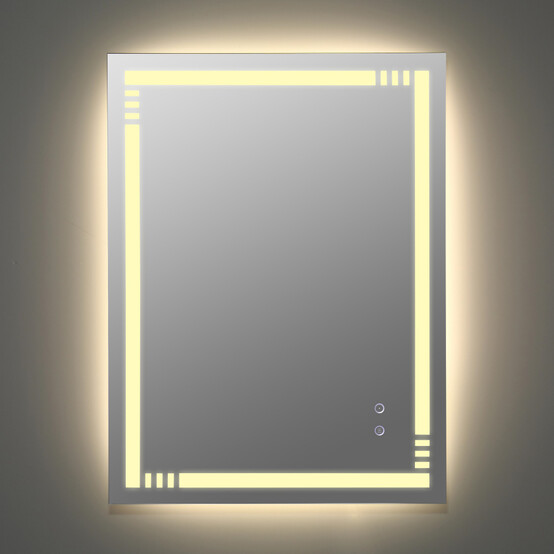 Зеркало для ванной 60*80 см LED подсветка антизапотевание прямоугольное KN-1103A60/80 KNOIS (6)
