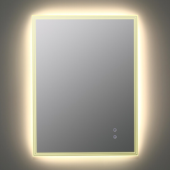 Зеркало для ванной 60*80 см LED подсветка антизапотевание прямоугольное KN-811A80/60 KNOIS (6)
