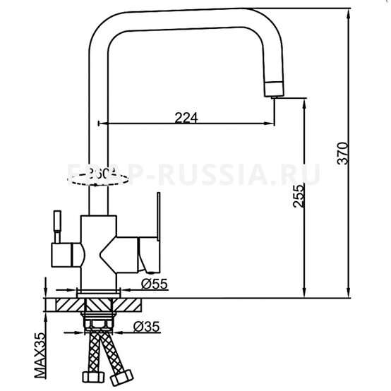 Смеситель F43801