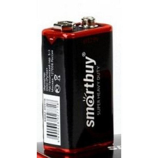 Крона солевая 6F22/1S 9V 1 шт Smartbuy (1/1)