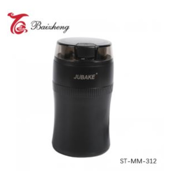 Кофемолка 150 Вт 50 гр 10*10*18 см чаша ножки нерж сталь импульс черный ST-MM-312 Baizheng (1/30)