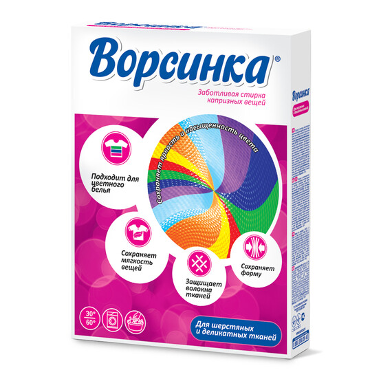 СМС Ворсинка для шерстяных и деликат. тканей 350гр/01017НК СМС Ворсинка для шерстяных и деликат. тканей 350гр/01017НК