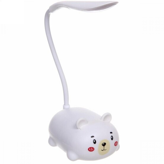 Лампа настольная электрическая 28,5*9,2*6,8 см led usb белый Marmalade Мишка (1/144)