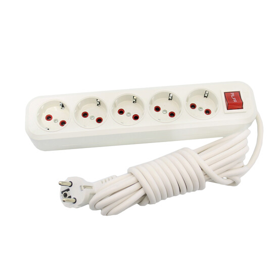 Удлинитель 5 м (5 розеток) TLF505-5 Удлинитель 5 м (5 розеток) TLF505-5