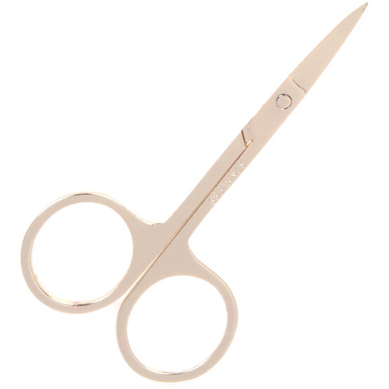 Ножницы маникюрные 9 см широкие золото Manicure set (1/1200)