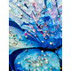 Картина 40*40 см  "Голубой цветок" Baizheng (1/25)