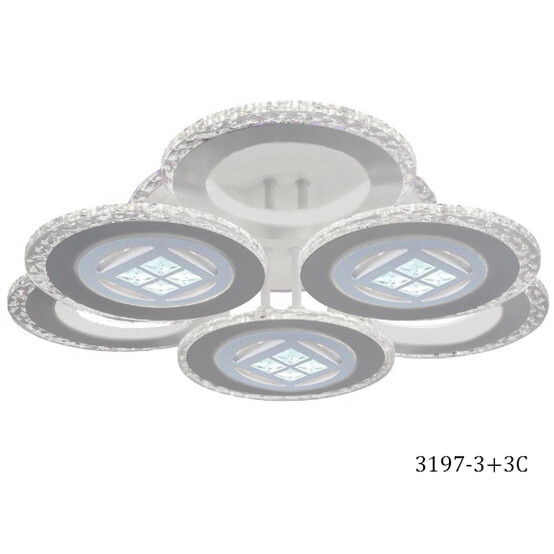 Люстра LED 3197-3+3C Люстра LED 3197-3+3C