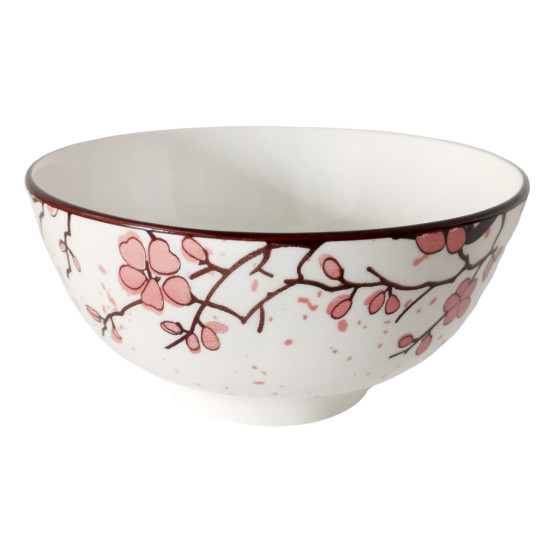 Салатник фарфоровый  15 см 700 мл Sakura Коралл (1/12)