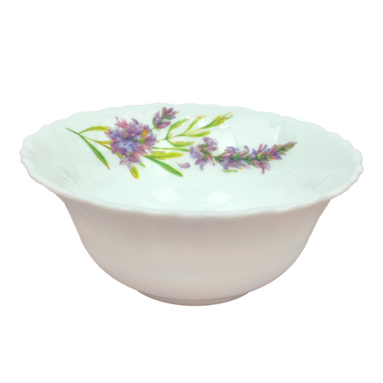 Салатник стеклокерамический  12.5 см 300 мл Lavender Коралл (1/6)