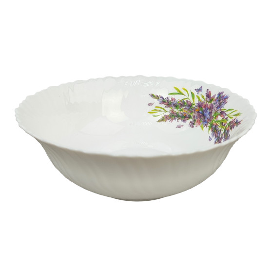 Салатник стеклокерамический  20 см 1200 мл Lavender Коралл (6/6)