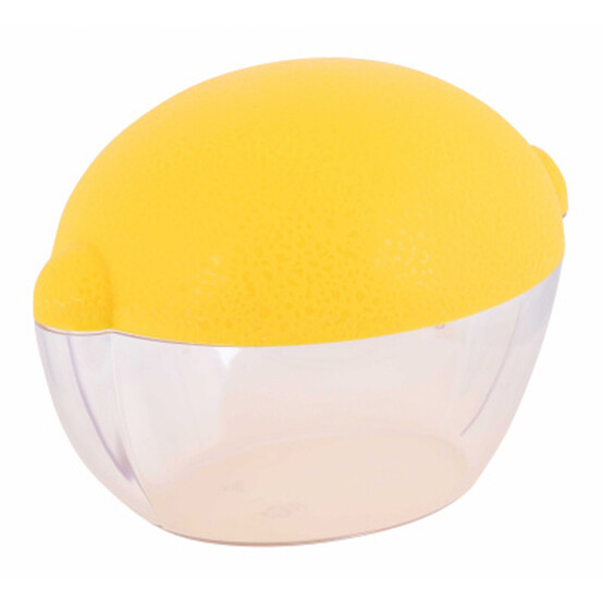 Контейнер пластиковый для лимона 12*8,5*8,5 см желто-прозрачный Альтернатива (1/16)