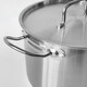 Кастрюля нерж сталь 8,1 л 24 см нерж сталь крышка индукция F-01306S Повар Fessle (1/4)
