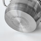 Кастрюля нерж сталь 2,7 л 18 см стекл крышка индукция F-01206 Fessle (1/6)