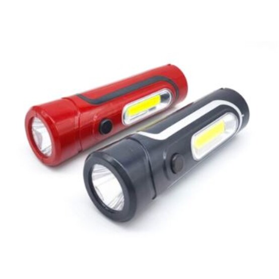 Фонарь ручной 2 led аккумуляторная батарея микс 8612C Baizheng (1/200)