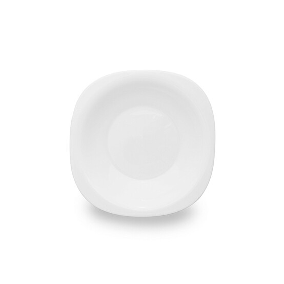 Тарелка стеклокерамическая суповая 19 см PO-230 White-Square Parsopal (6/30)