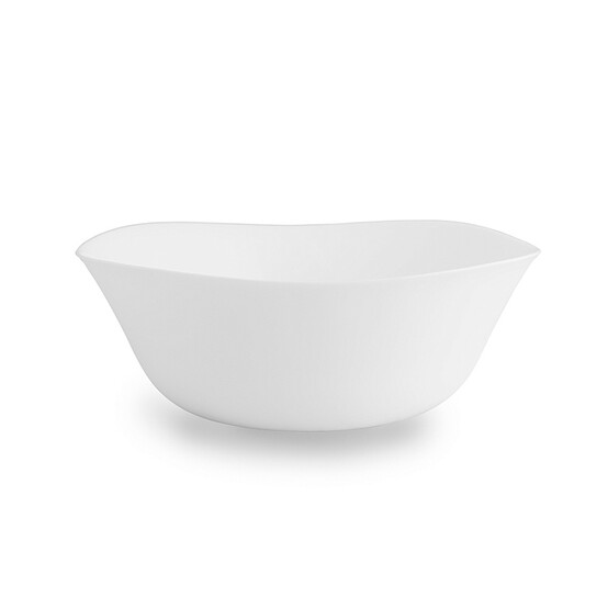 Салатник стеклокерамический  25 см 2500 мл PO-310 White-Square Parsopal (4/12)