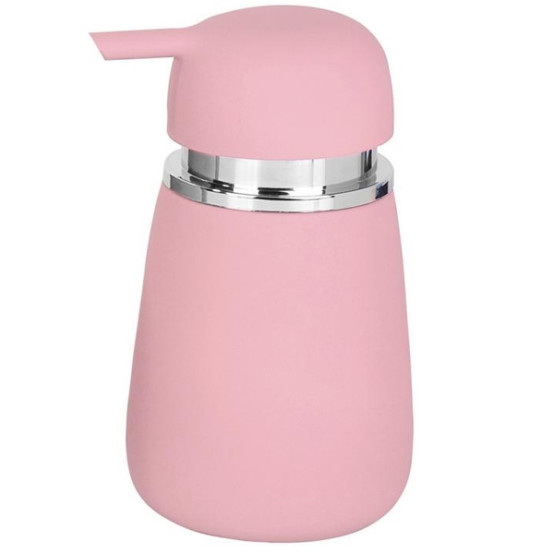 Дозатор для жидкого мыла "Аквалиния" керамика Soft розовый B4333A-1P